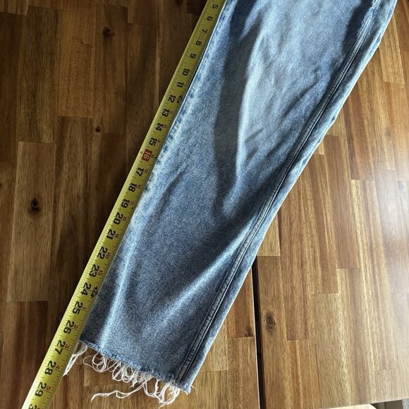 J Crew Vintage Classic Women’s Denim Jeans Sz 32 Raw Hem High Rise Casual Preppy - Picture 13 of 13